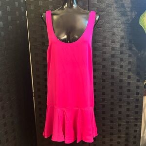 Amanda Uprichard Dress Neon Pink Sz S